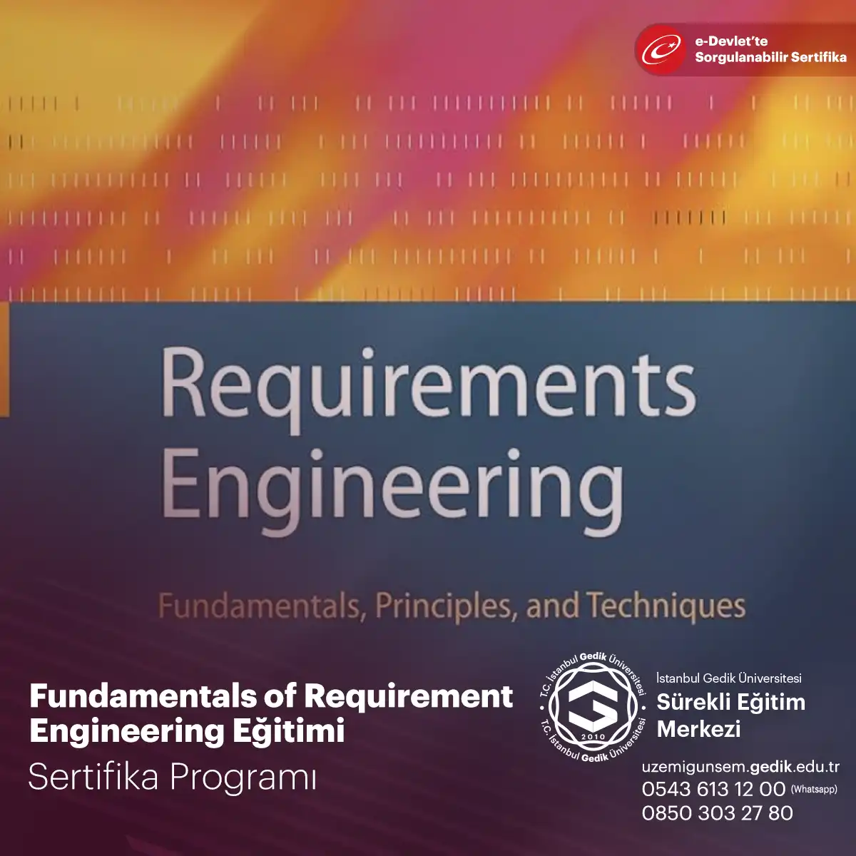 Fundamentals of Requirement Engineering Eğitimi 